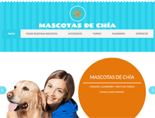 Tablet Screenshot of mascotasdechia.com